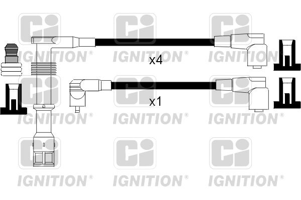 QUINTON HAZELL Sytytysjohtosarja XC1046